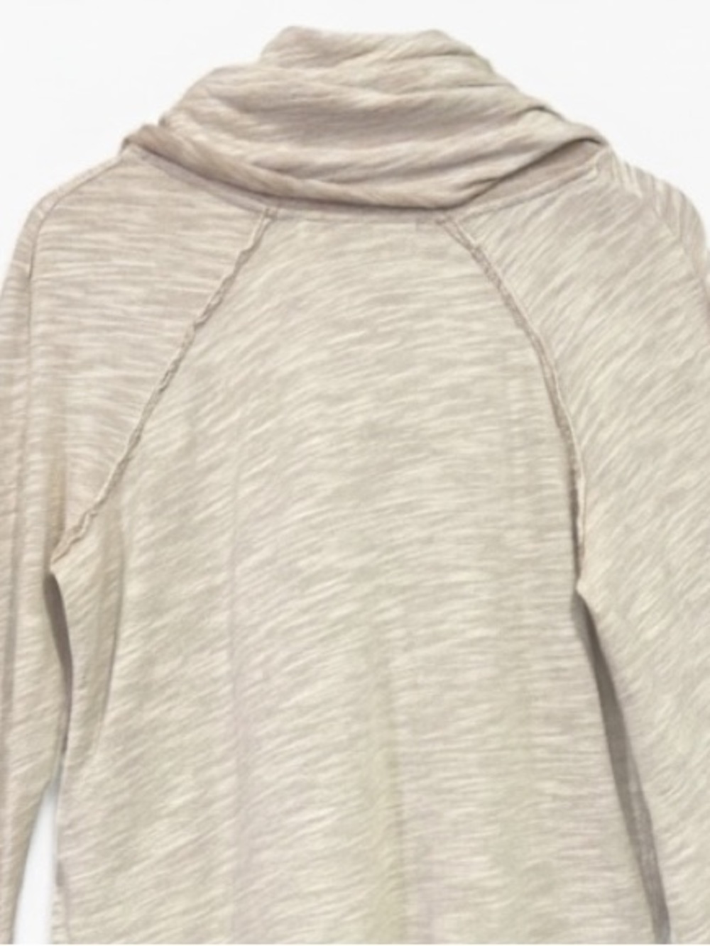 Free People Beach Cotton Cocoon Cowl Neck Long Sleeve Pullover Top Medium - Picture 7 of 12
